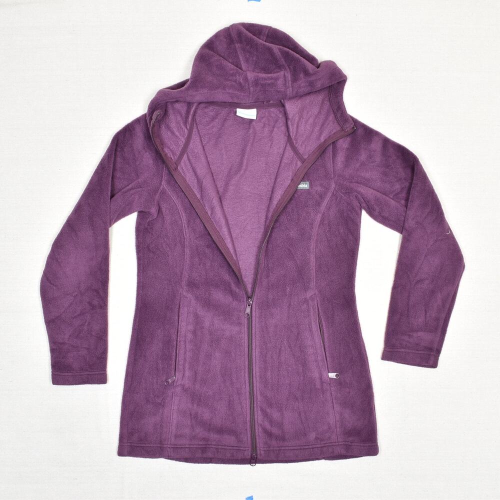 Columbia Women's Full Zip Basic Jacket Hooded Pol… - image 2